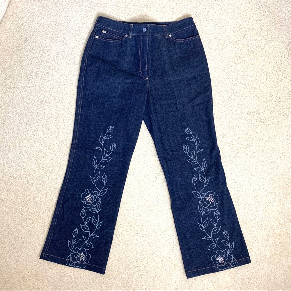 Escada Embellished Jeans Waist 29